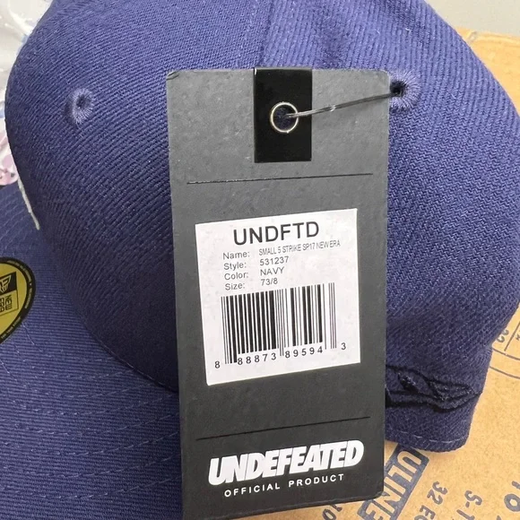 Undefeated baseball hat size 7 and 3/8 - Picture 6 of 6